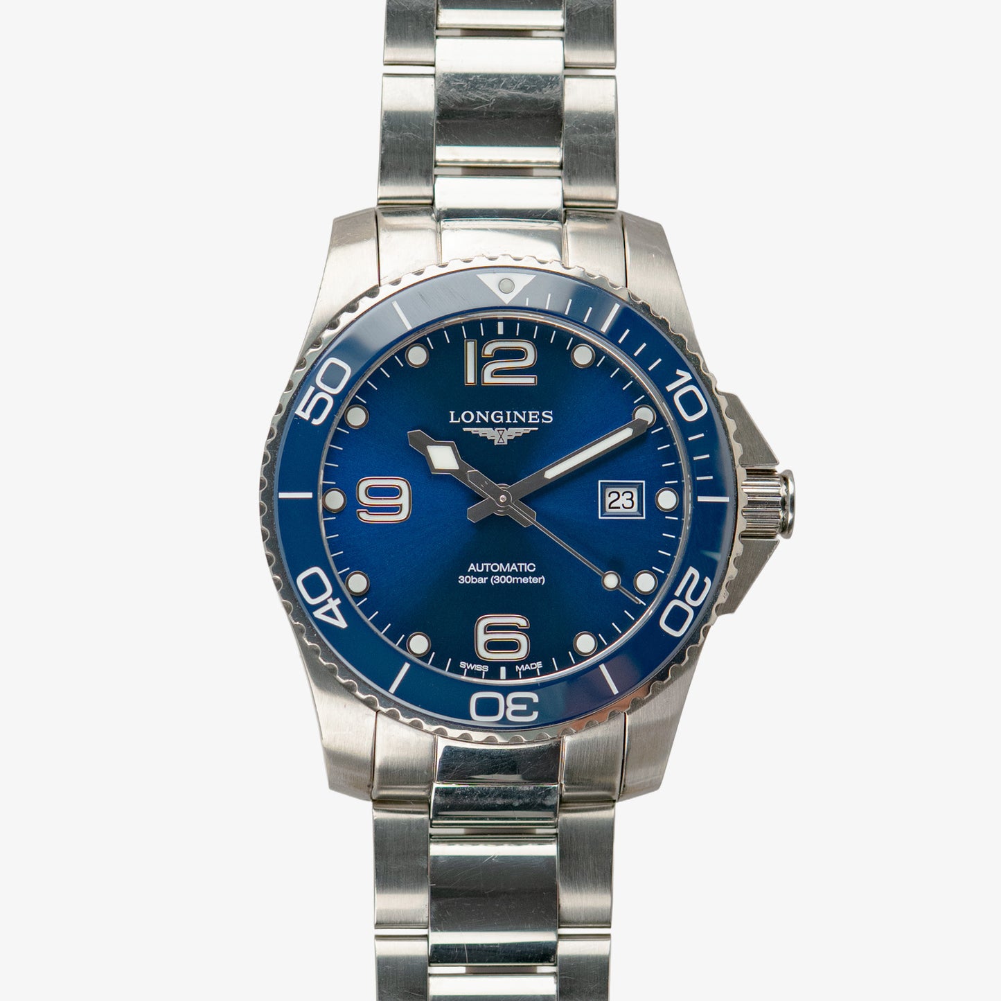 Longines HydroConquest Automatic Blue Sunburst Dial 41mm
