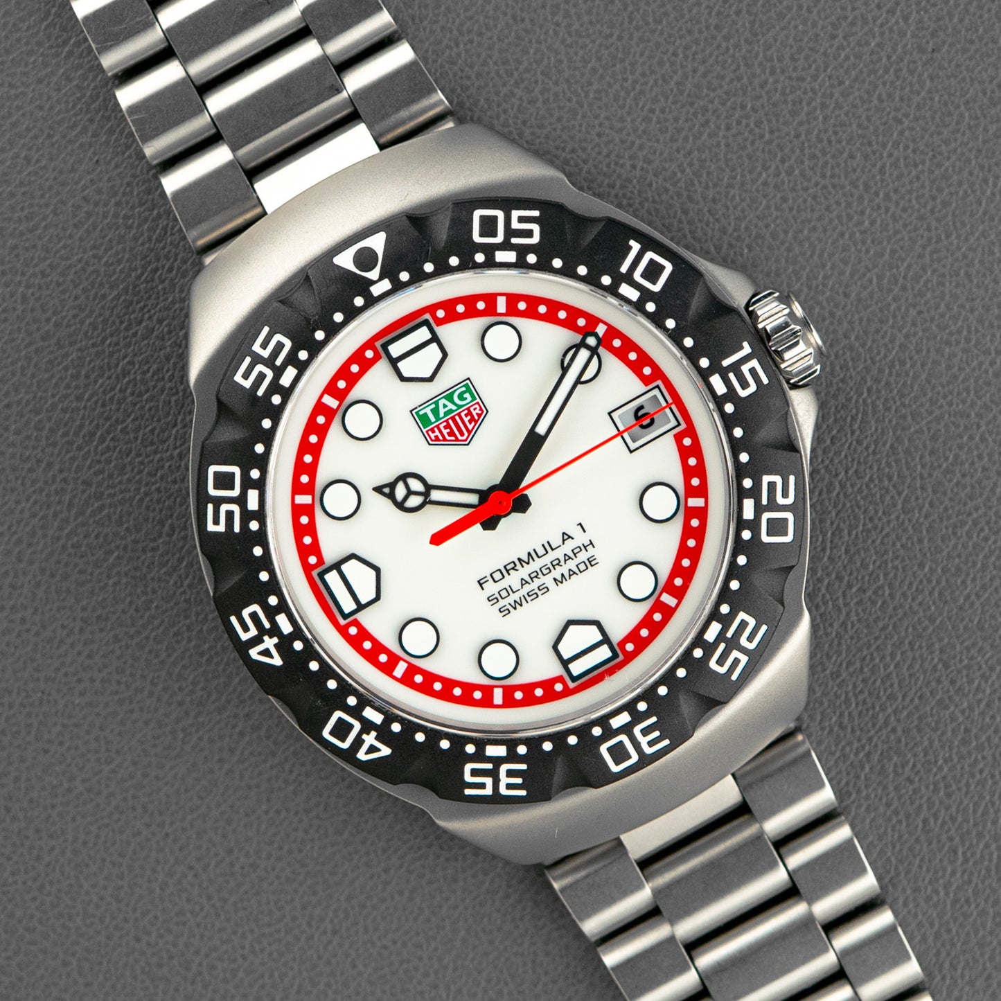 TAG Heuer Formula 1 Solargraph Silver Dial 38mm