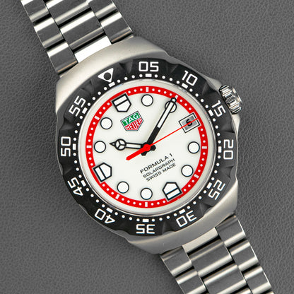 TAG Heuer Formula 1 Solargraph Silver Dial 38mm