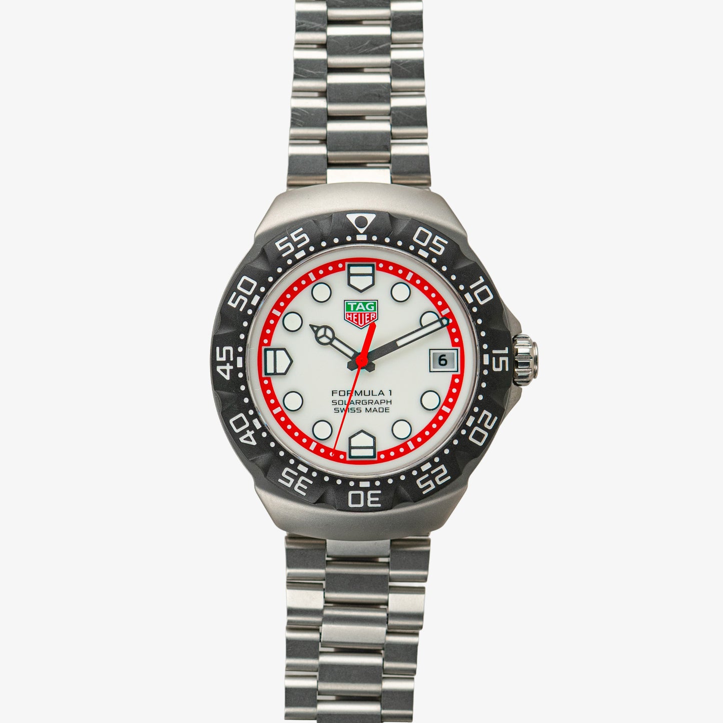 TAG Heuer Formula 1 Solargraph Silver Dial 38mm