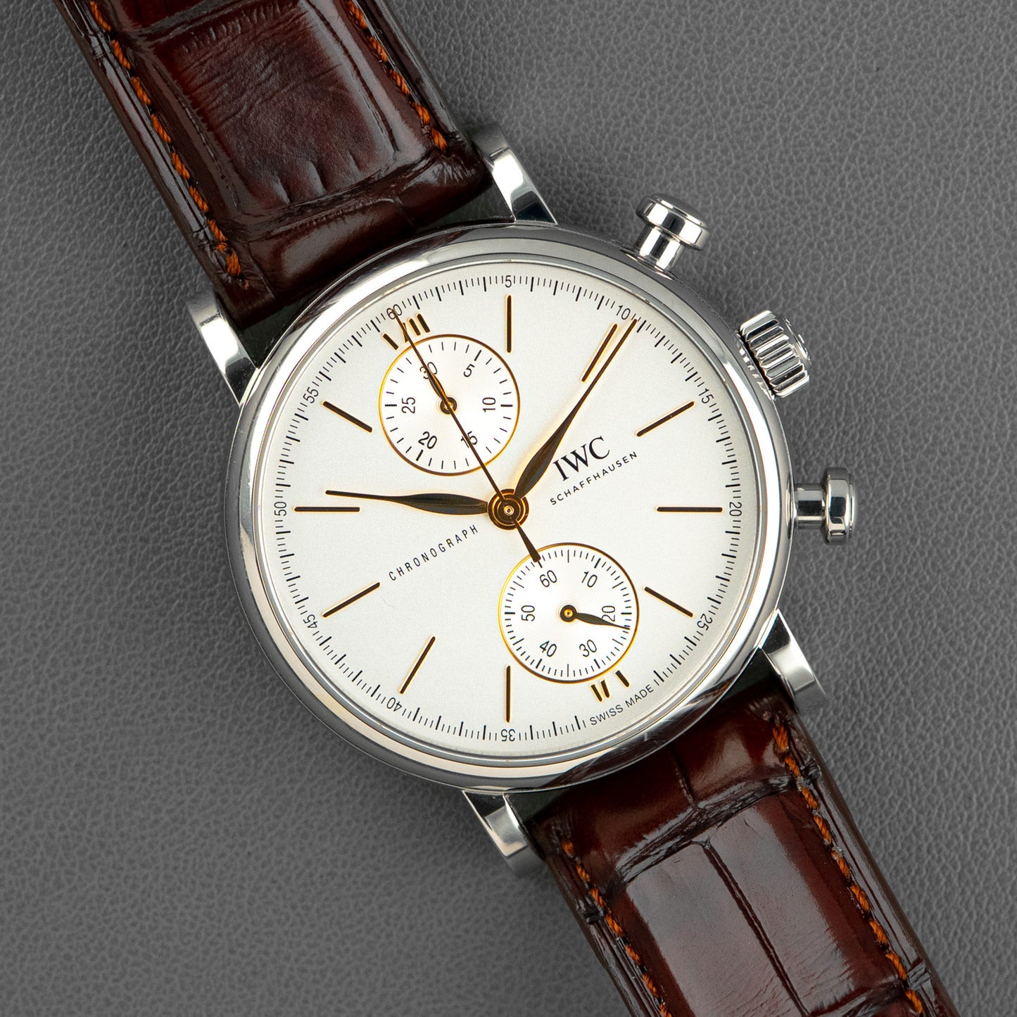 IWC Portofino Chronograph Automatic Silver Dial 39mm