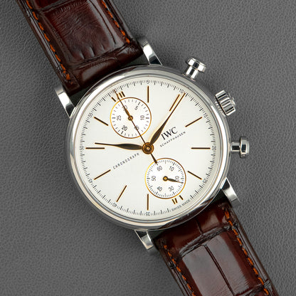 IWC Portofino Chronograph Automatic Silver Dial 39mm