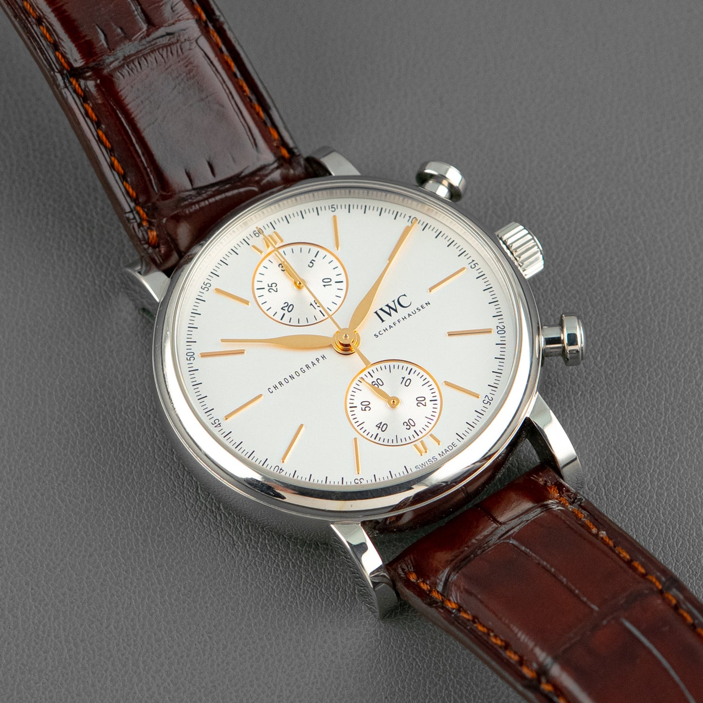 IWC Portofino Chronograph Automatic Silver Dial 39mm