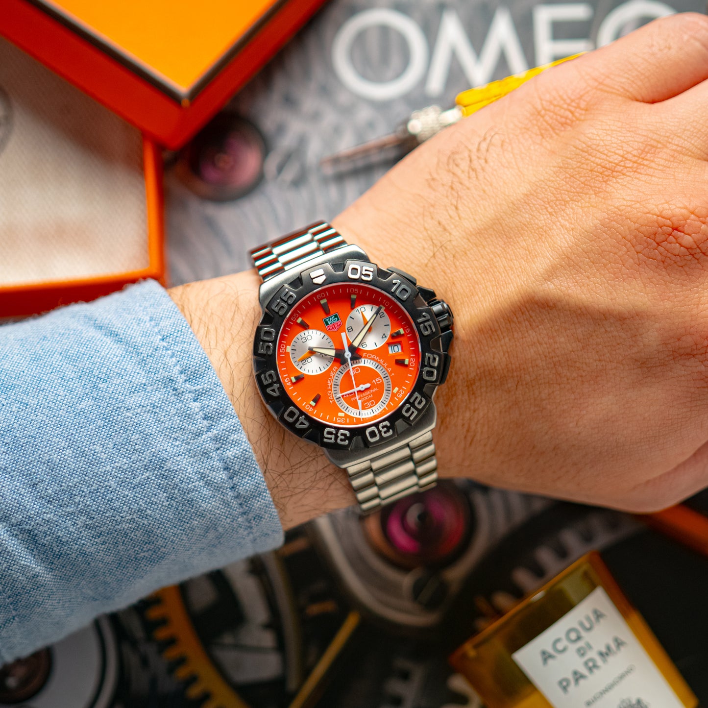 TAG Heuer Formula 1 Quartz Chronograph Orange 41mm