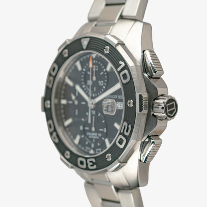 TAG Heuer Aquaracer 500M Calibre 16 Chronograph Black Dial 44mm