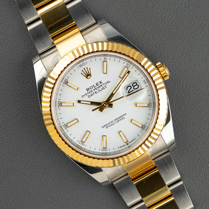 Rolex Datejust 41 126333 Automatic Two-Tone White Dial 41mm