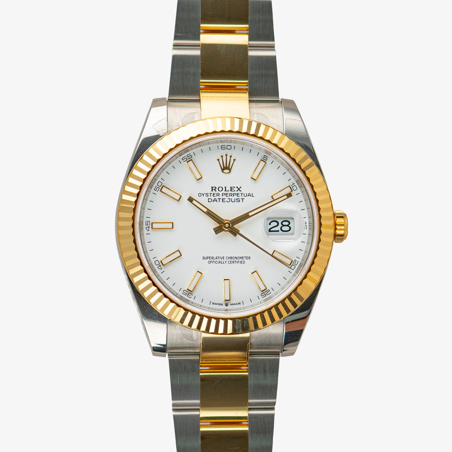 Rolex Datejust 41 126333 Automatic Two-Tone White Dial 41mm