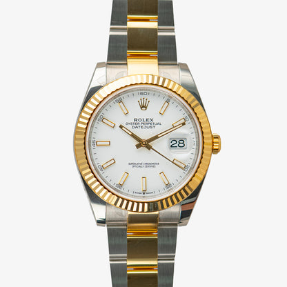 Rolex Datejust 41 126333 Automatic Two-Tone White Dial 41mm