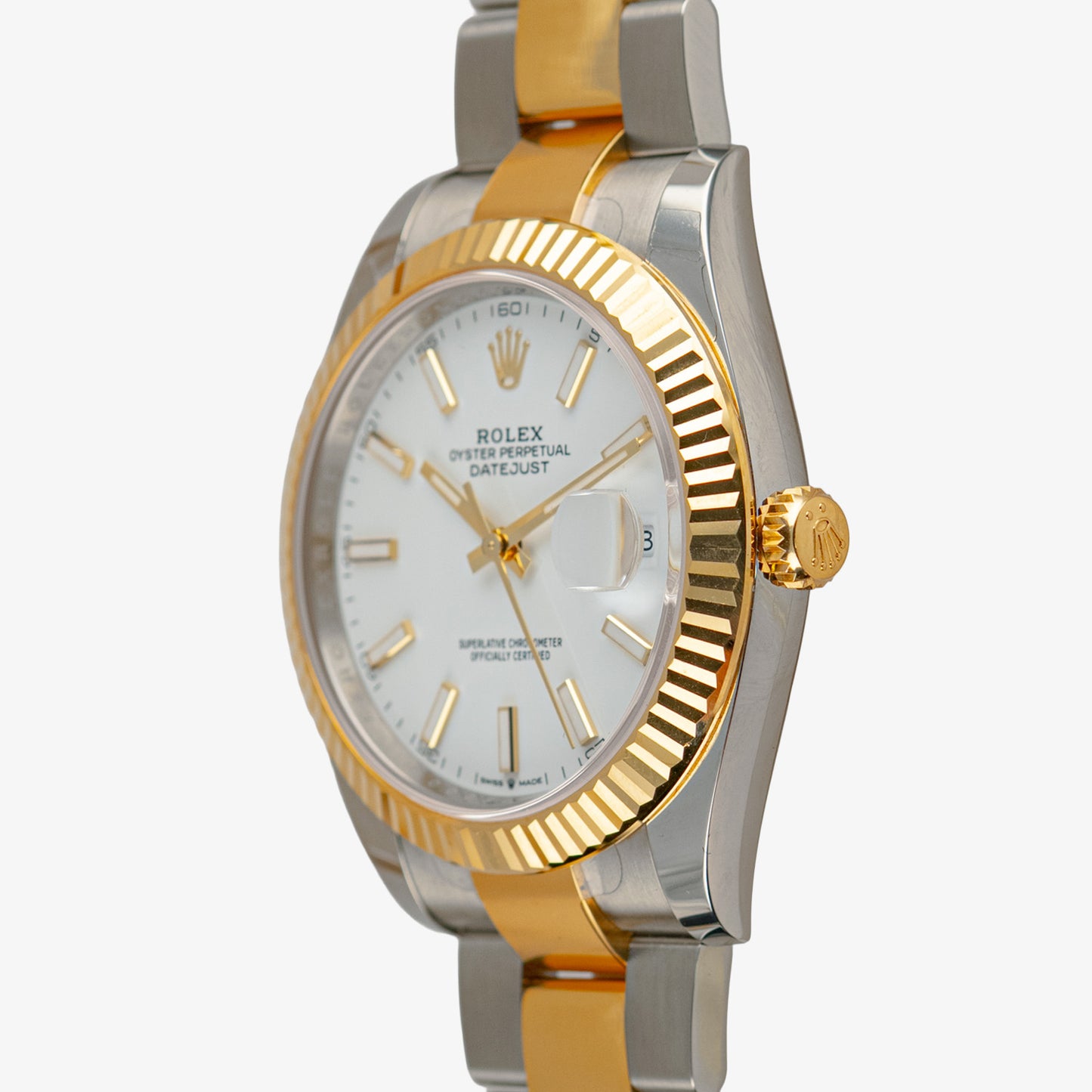 Rolex Datejust 41 126333 Automatic Two-Tone White Dial 41mm