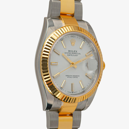 Rolex Datejust 41 126333 Automatic Two-Tone White Dial 41mm