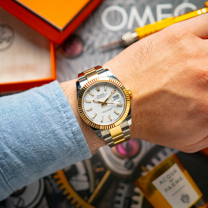 Rolex Datejust 41 126333 Automatic Two-Tone White Dial 41mm