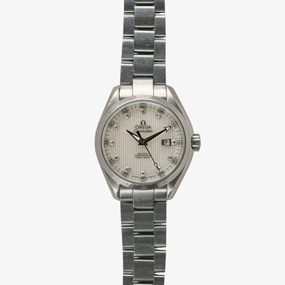 Omega Seamaster Aqua Terra Date Diamond Dial 34mm