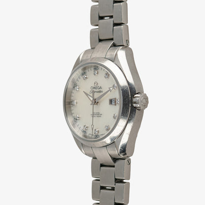 Omega Seamaster Aqua Terra Date Diamond Dial 34mm