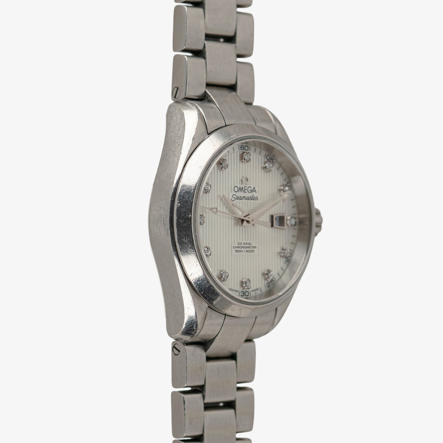 Omega Seamaster Aqua Terra Date Diamond Dial 34mm