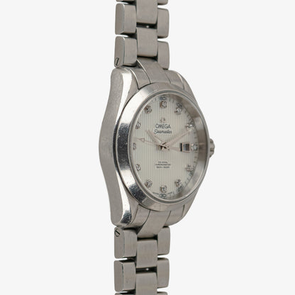Omega Seamaster Aqua Terra Date Diamond Dial 34mm