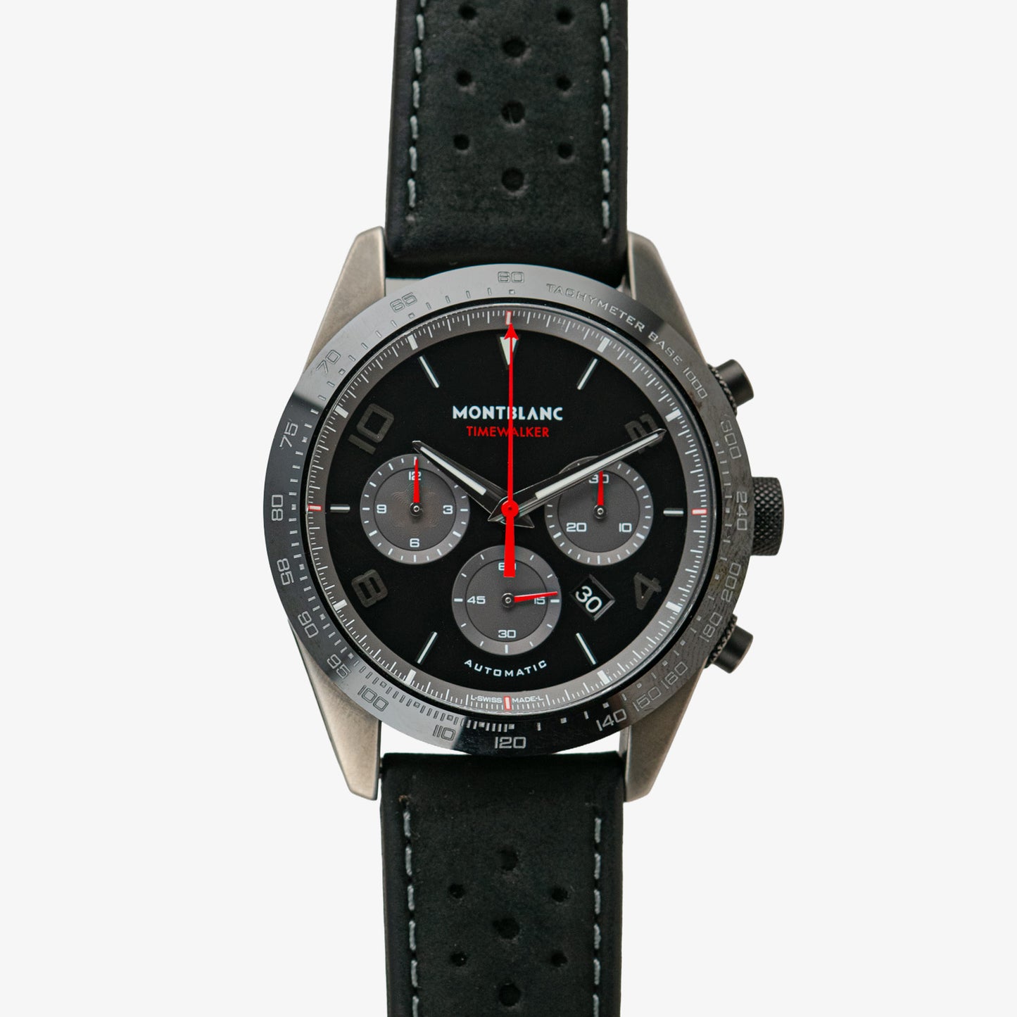 Montblanc TimeWalker Chronograph Automatic Black Dial 43mm