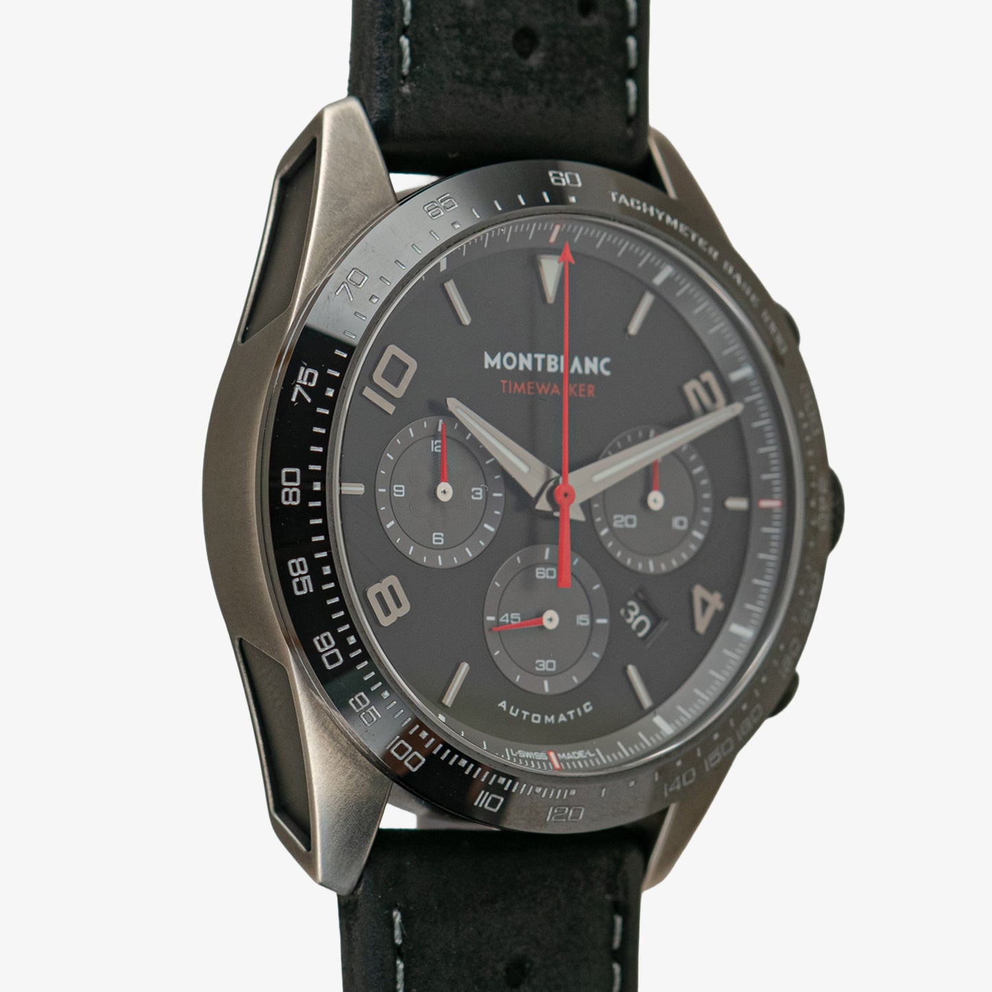 Montblanc TimeWalker Chronograph Automatic Black Dial 43mm