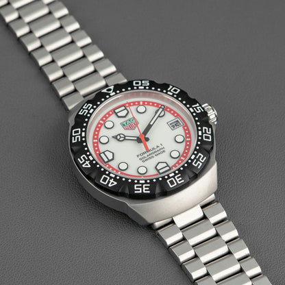 TAG Heuer Formula 1 Solargraph Quartz White Red 38mm