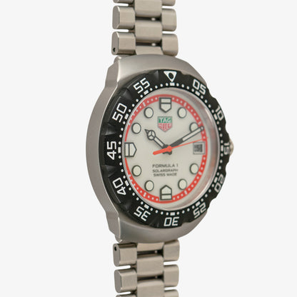 TAG Heuer Formula 1 Solargraph Quartz White Red 38mm