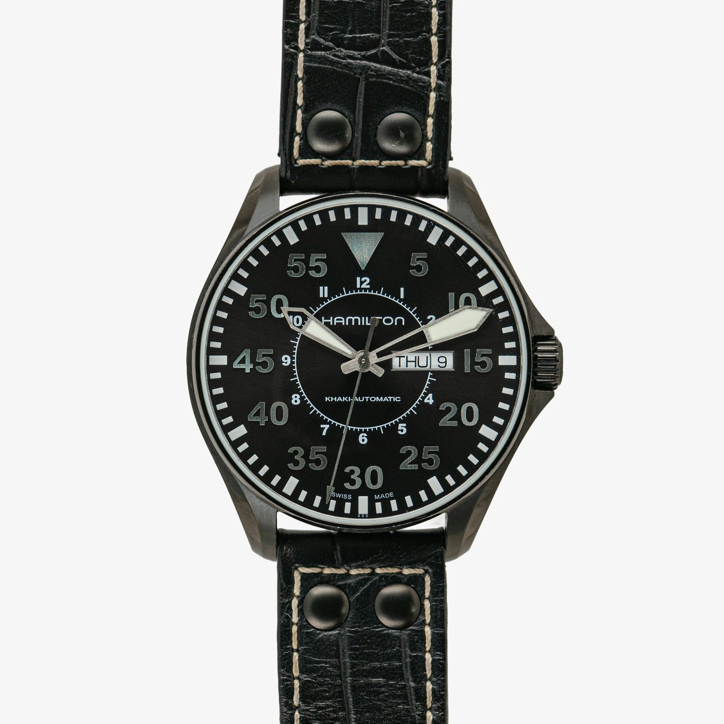 Hamilton Khaki Pilot Automatic Day-Date Black PVD 46mm