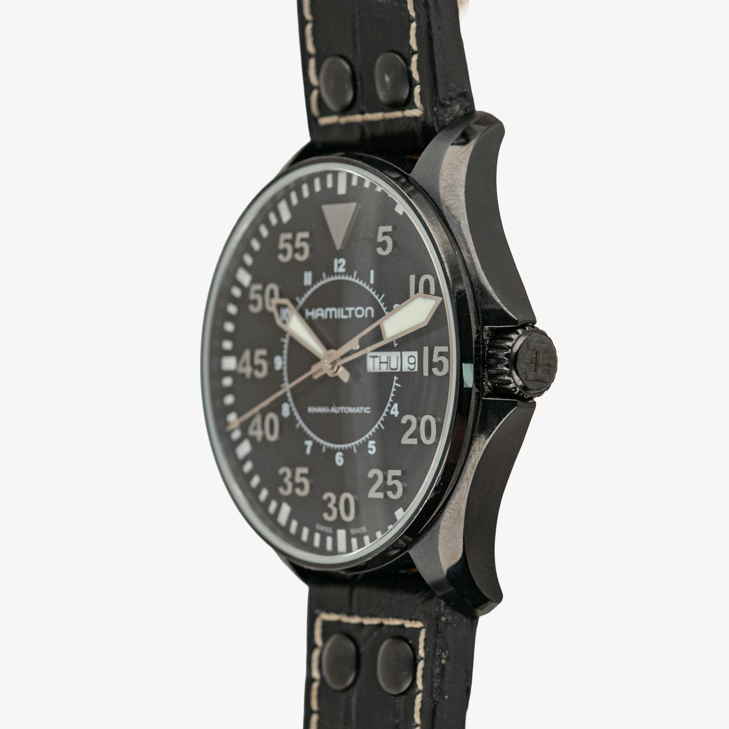 Hamilton Khaki Pilot Automatic Day-Date Black PVD 46mm