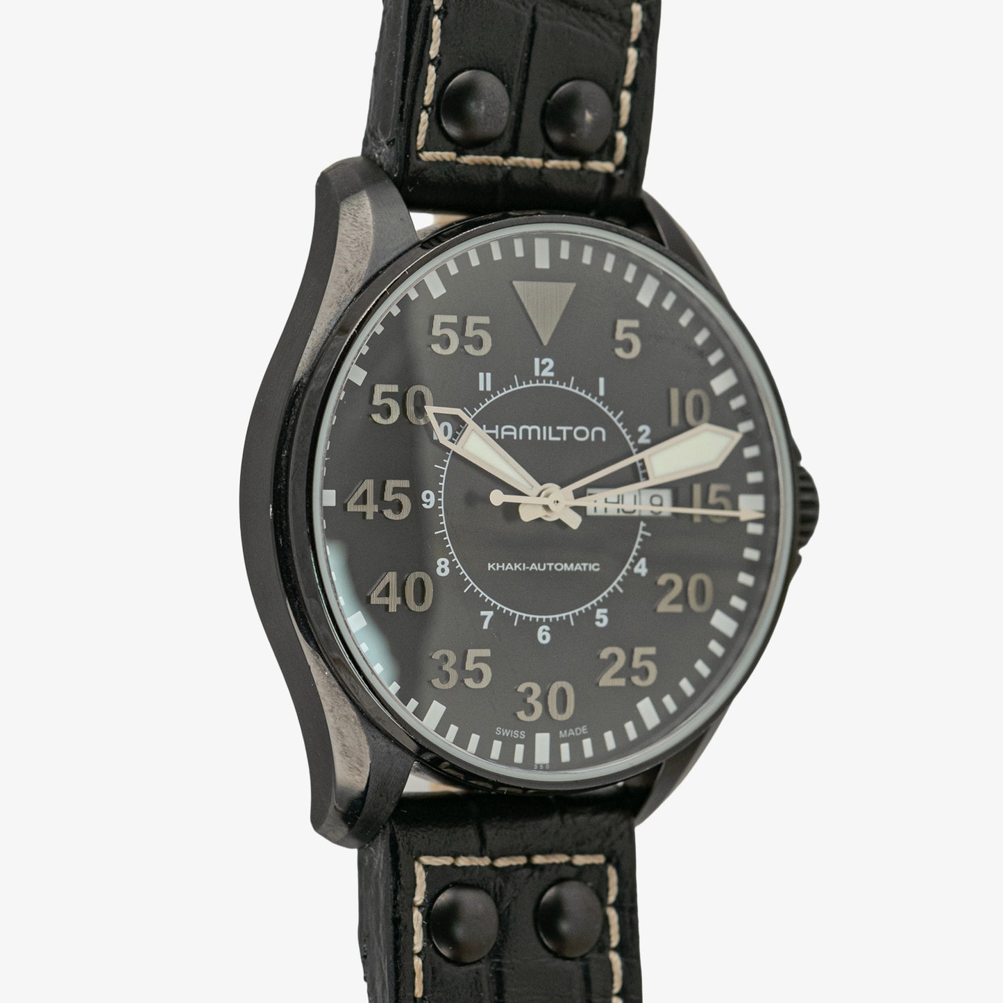 Hamilton Khaki Pilot Automatic Day-Date Black PVD 46mm