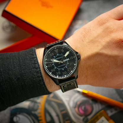 Hamilton Khaki Pilot Automatic Day-Date Black PVD 46mm