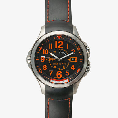 Hamilton Khaki Automatic 660 Ft GMT Black Dial 42mm