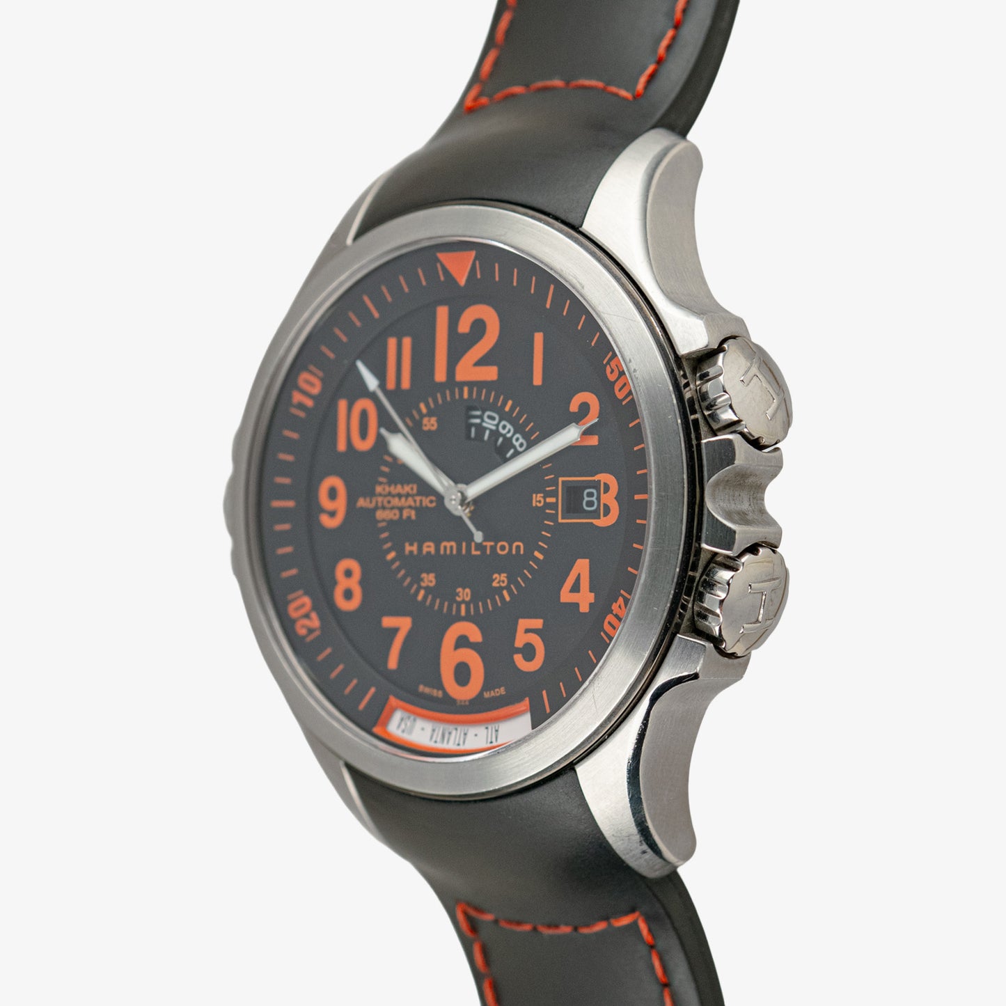 Hamilton Khaki Automatic 660 Ft GMT Black Dial 42mm