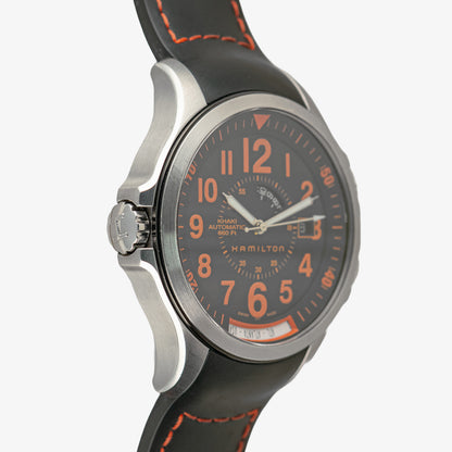 Hamilton Khaki Automatic 660 Ft GMT Black Dial 42mm