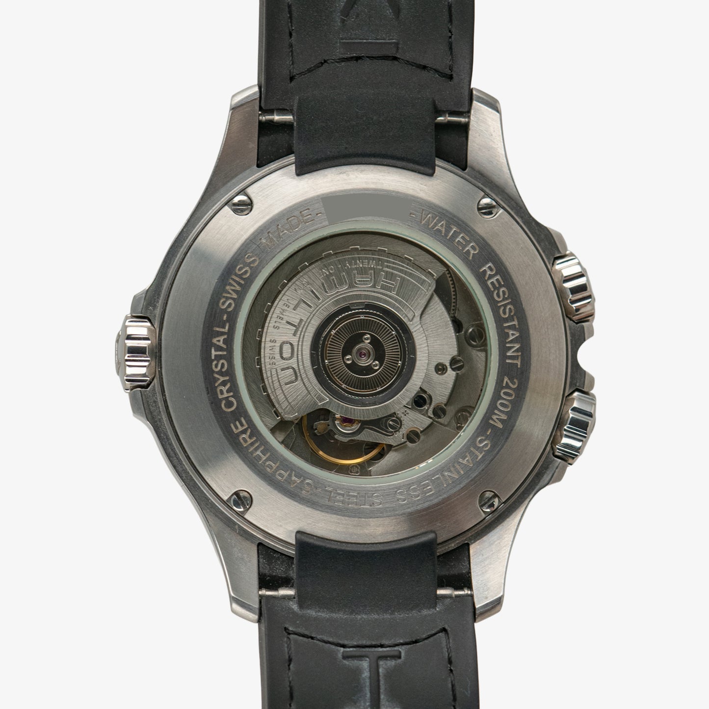 Hamilton Khaki Automatic 660 Ft GMT Black Dial 42mm