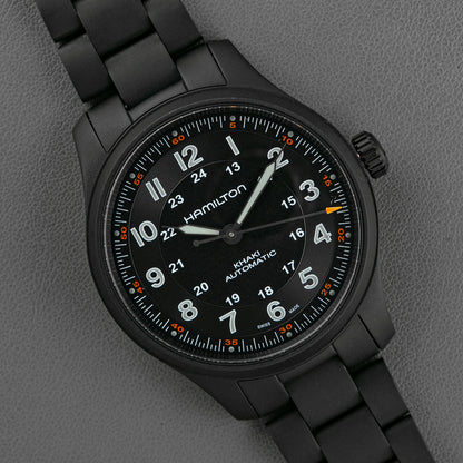 Hamilton Khaki Field Titanium Auto Black PVD 42mm