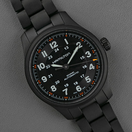 Hamilton Khaki Field Titanium Auto Black PVD 42mm