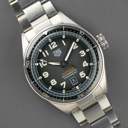 TAG Heuer Autavia WBE5114 Black Dial 42mm