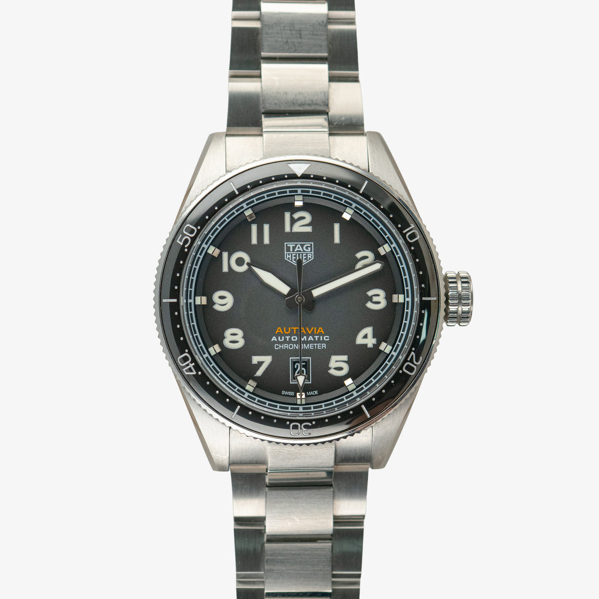 TAG Heuer Autavia WBE5114 Black Dial 42mm