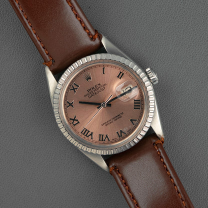 Rolex Datejust 16030 Salmon Roman Dial 36mm