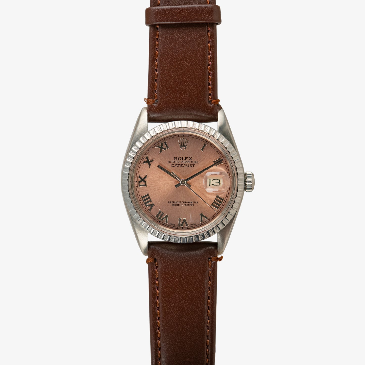 Rolex Datejust 16030 Salmon Roman Dial 36mm