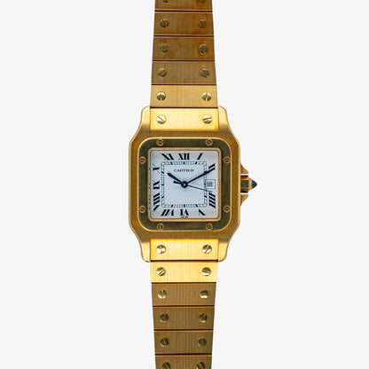 Cartier Santos Carré 2960 Or Massif Yellow Gold 29mm