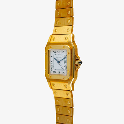 Cartier Santos Carré 2960 Or Massif Yellow Gold 29mm