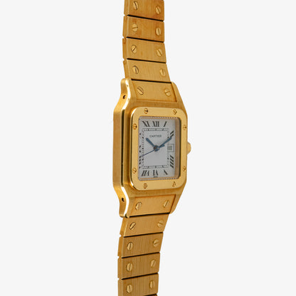 Cartier Santos Carré 2960 Or Massif Yellow Gold 29mm