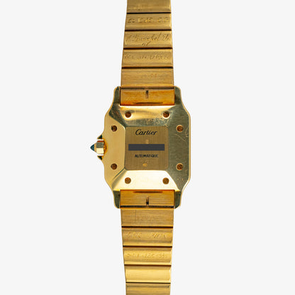 Cartier Santos Carré 2960 Or Massif Yellow Gold 29mm