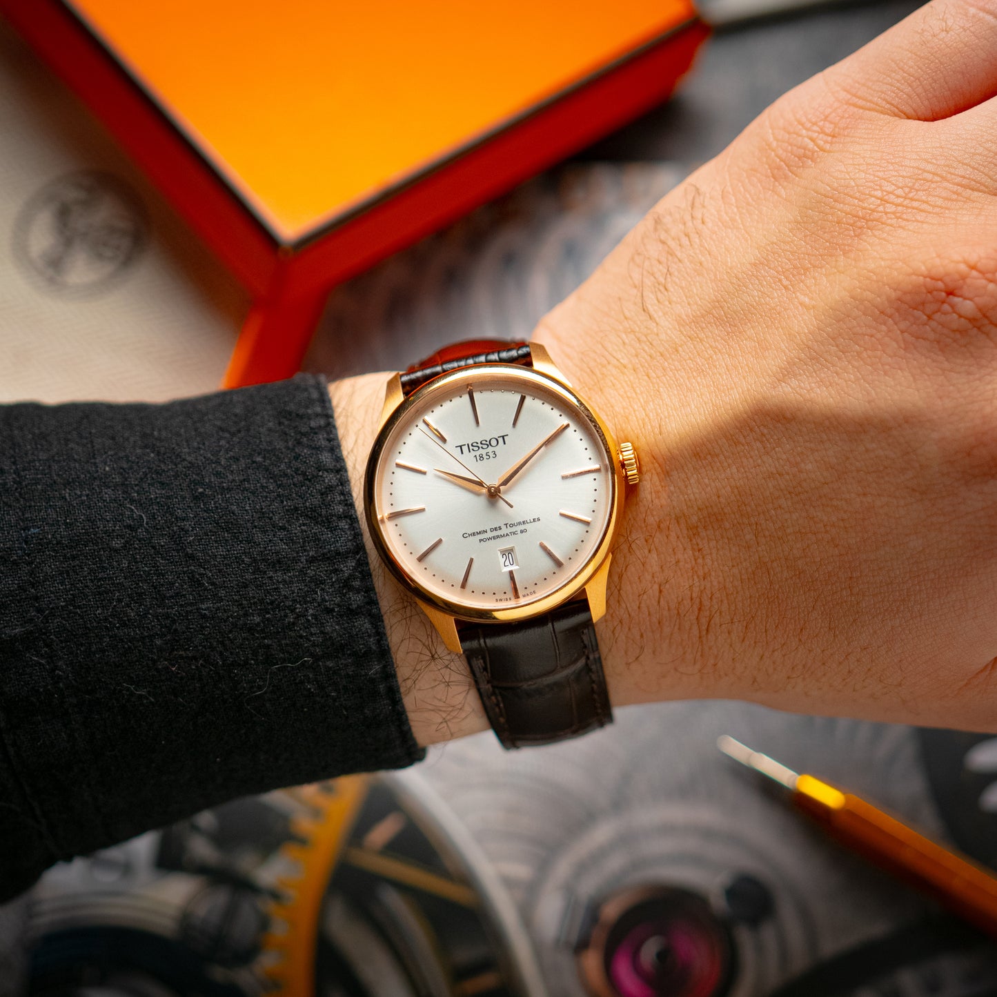 Tissot Chemin des Tourelles Powermatic 80 Silver Dial 42mm