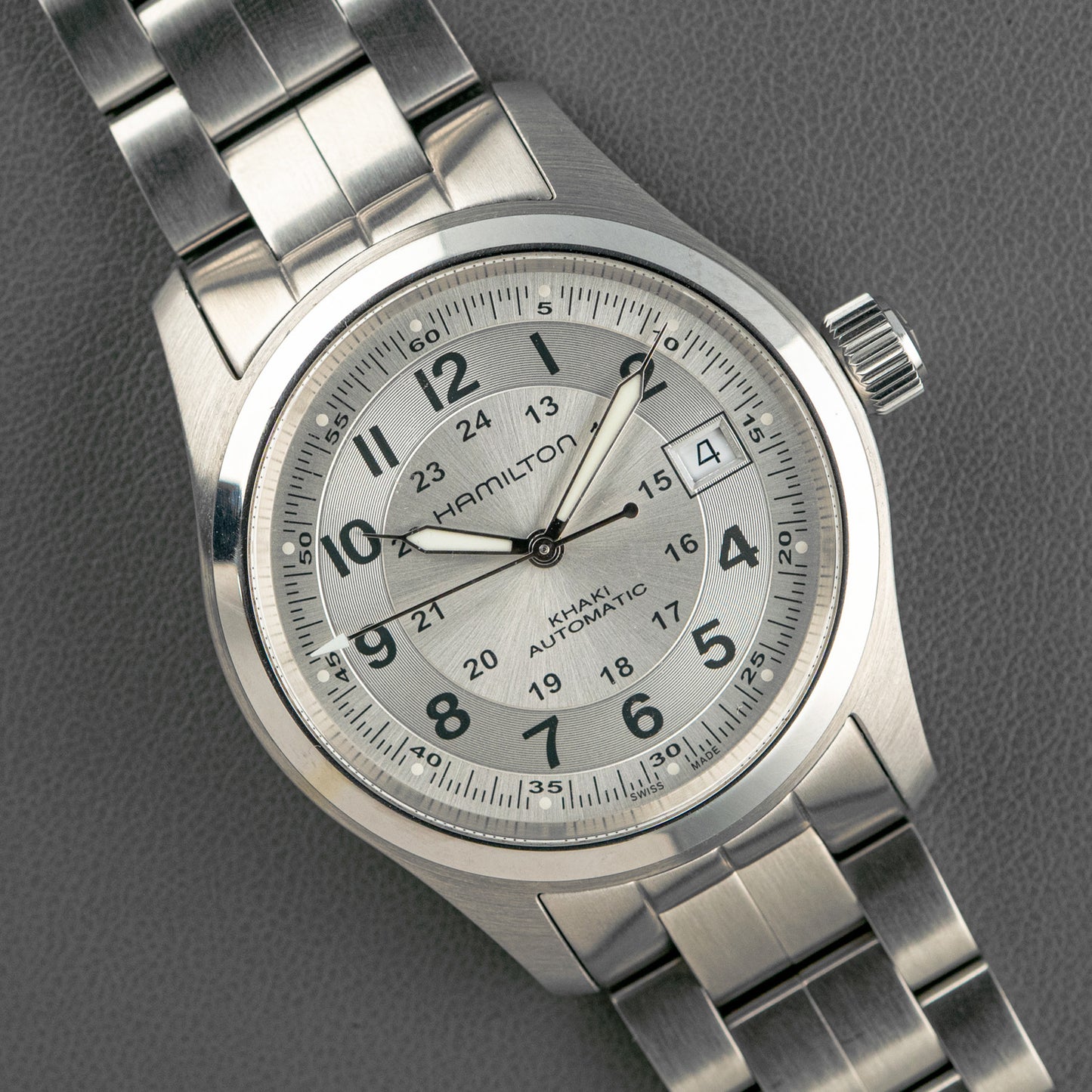 Hamilton Khaki Field Automatic Silver Dial 38mm