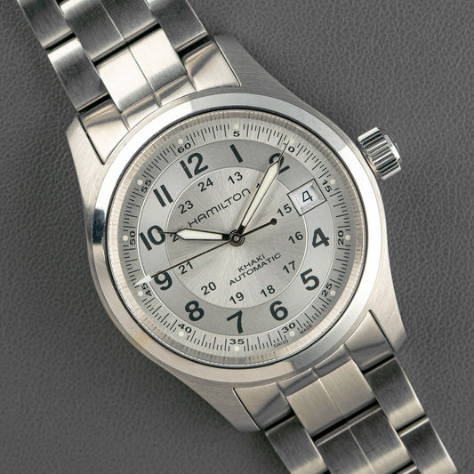 Hamilton Khaki Field Automatic Silver Dial 38mm