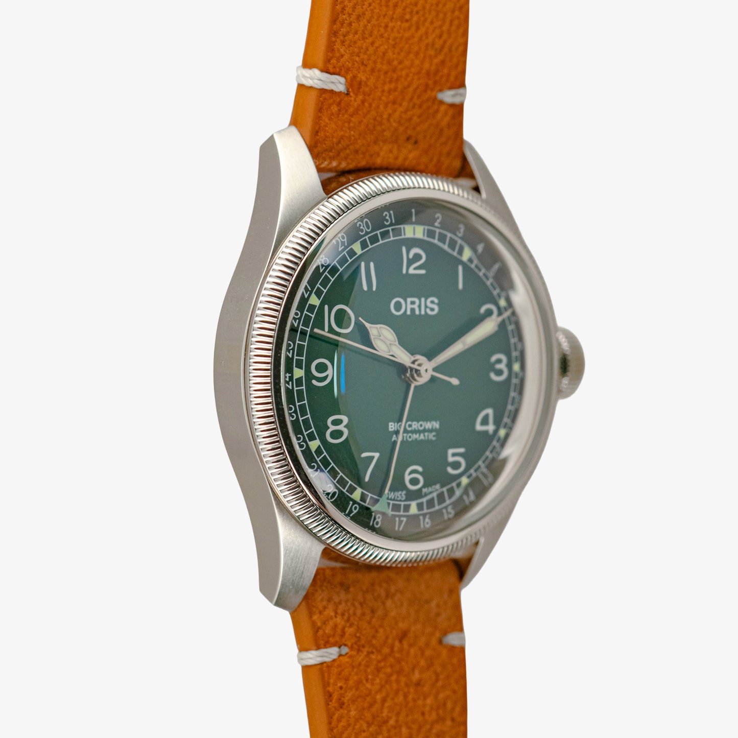 Oris Big Crown x Cervo Volante Pointer Date Green Dial 38mm