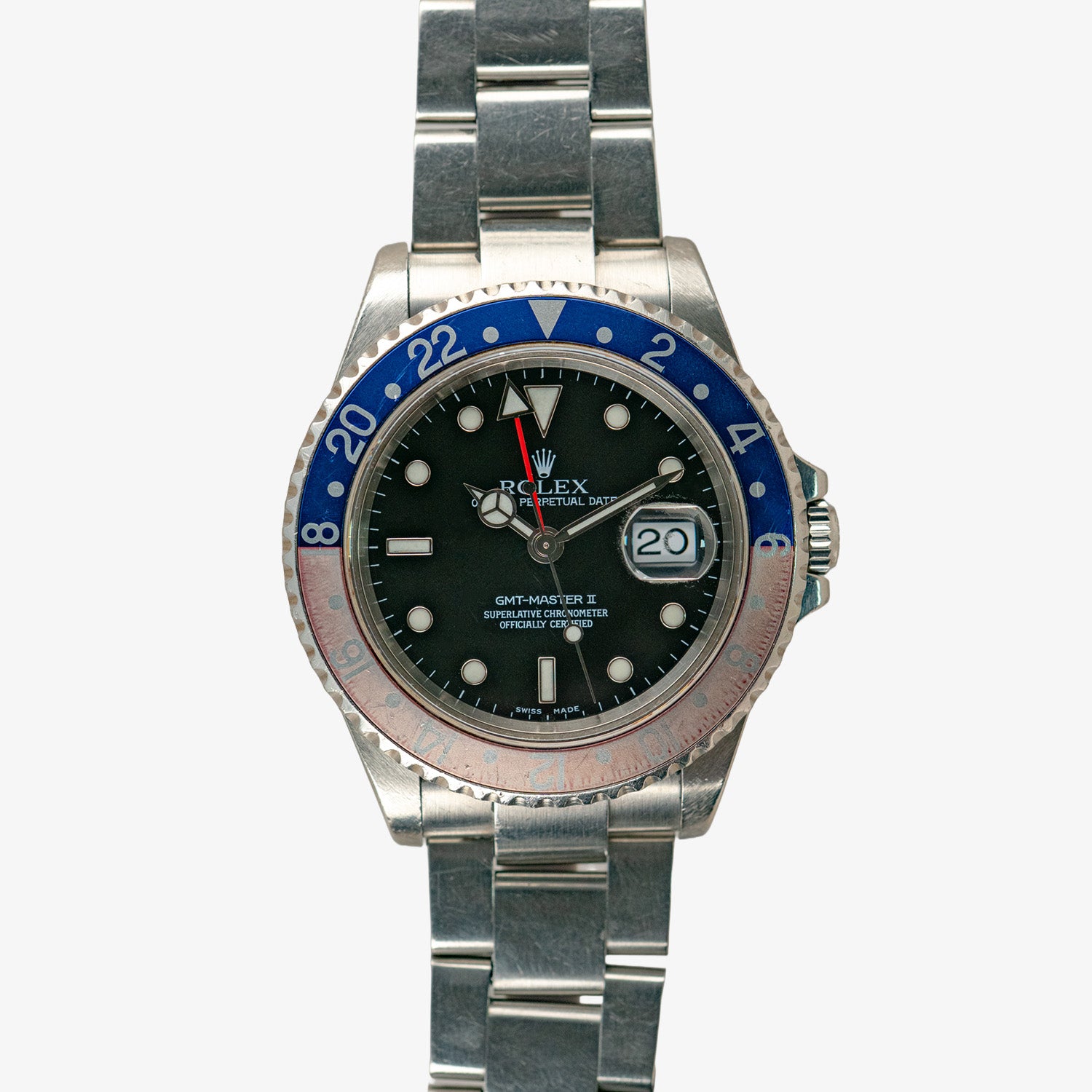 Rolex GMT-Master II 16710 Pepsi Bezel Black Dial 40mm – LOFT