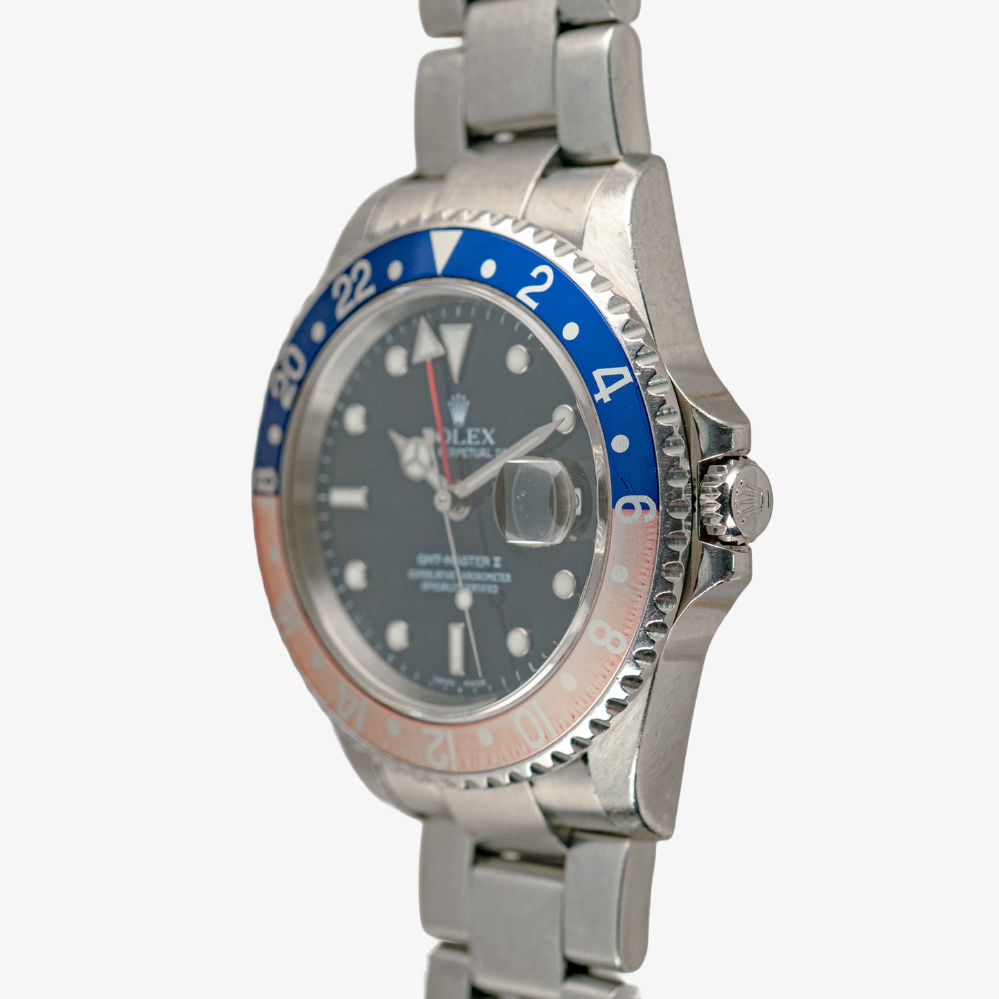 Rolex GMT-Master II 16710 Pepsi Bezel Black Dial 40mm