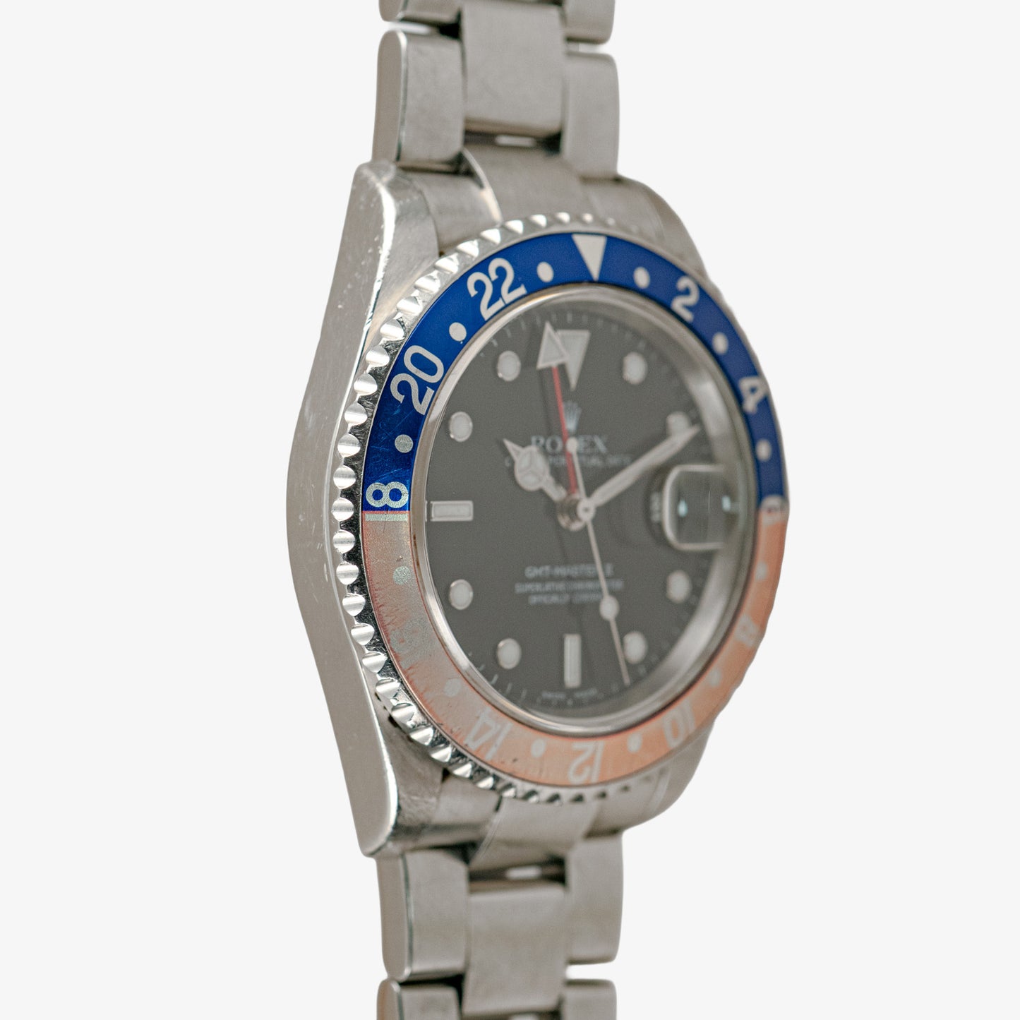 Rolex GMT-Master II 16710 Pepsi Bezel Black Dial 40mm