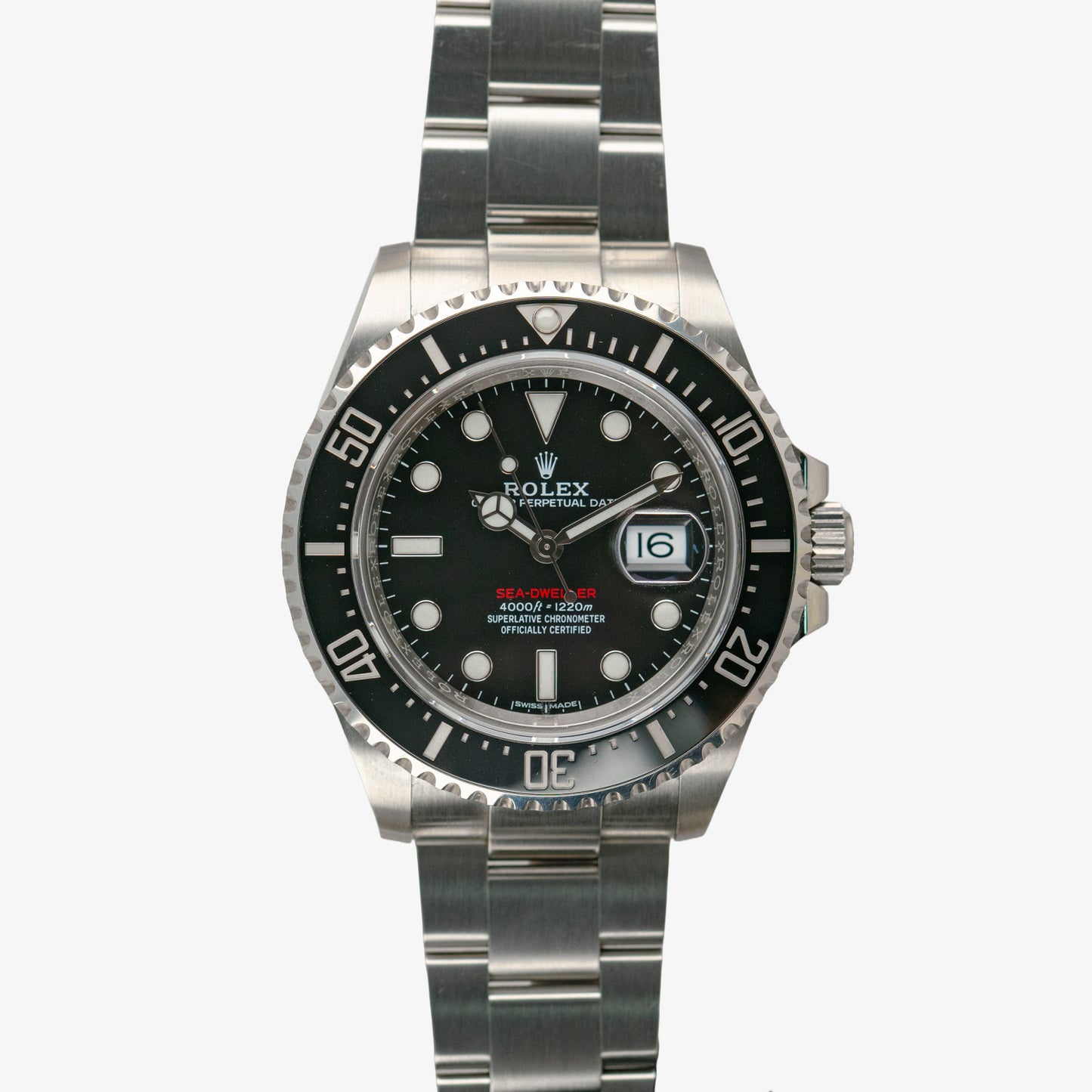 Rolex Sea-Dweller 126600 Single Red Black Dial 43mm