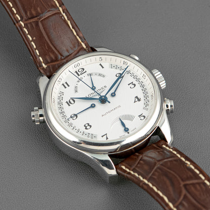 Longines Master Collection Retrograde Silver Dial 41mm